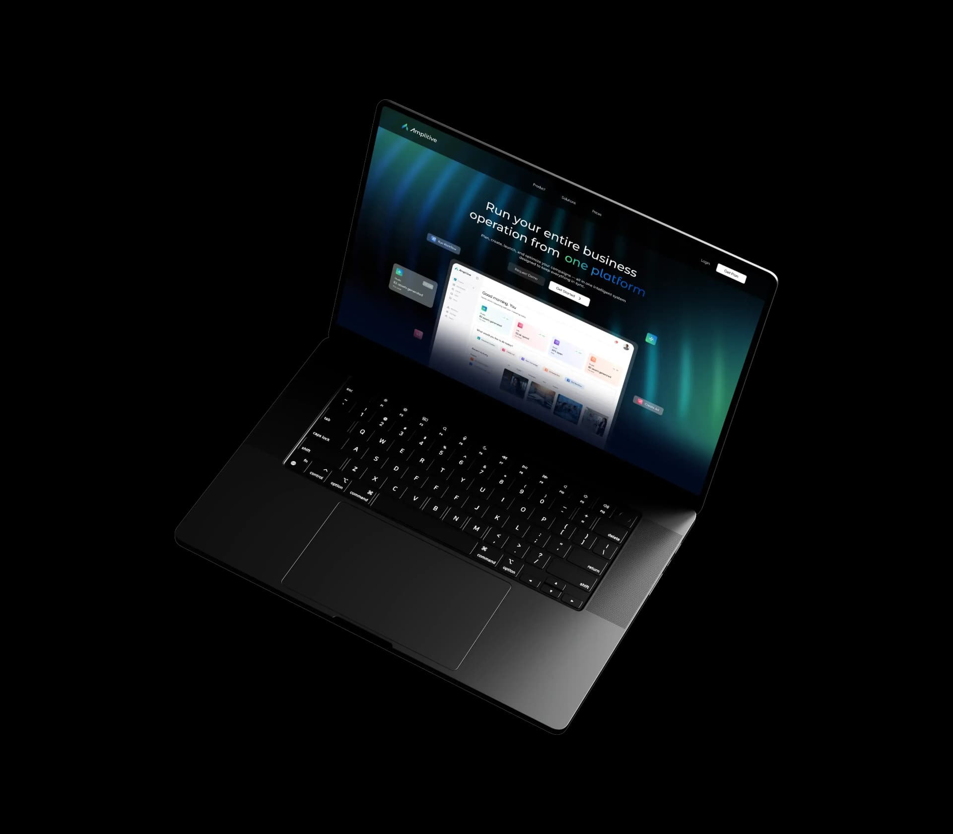SteepArc venture product on a laptop